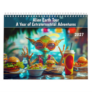 Alien Earth Tour – Een jaar van buitenaardse avont Kalender
