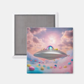 Alien Egg Delivery: Grappige Pasen Fantasy Magneet (Voorkant / Achterkant)