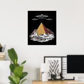 Alien Egyptian Pyramids Antarctica-complot Poster (Thuiskantoor)