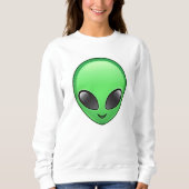alien emoji femmes sweatshirt (Devant)