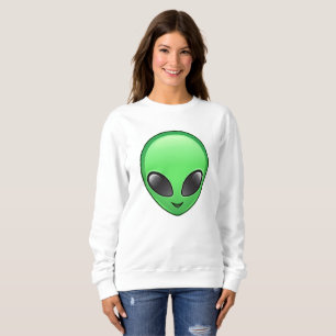 alien emoji femmes sweatshirt
