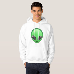 alien emoji mens capoté sweat - shirt à capuche sw