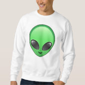 alien emoji  sweatshirt (Devant)