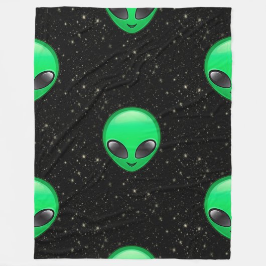 alien emojis fleece deken (Voorkant)