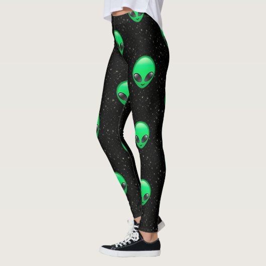 alien emojis leggings (Gauche)