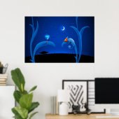 Alien en en Chameleon Poster (Thuiskantoor)
