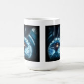Alien en Mug classique de l'espace, 15 oz (Centre)