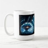 Alien en Mug classique de l'espace, 15 oz (Gauche)