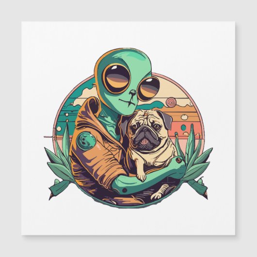 Alien en Pugs (Voorkant)