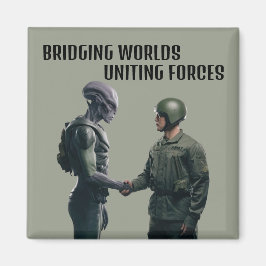 Alien en soldaat magneet