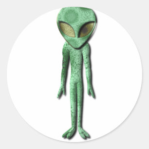 Alien étant autocollant