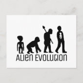 Alien Evolution, buitenaardse Alien Briefkaart (Voorkant)