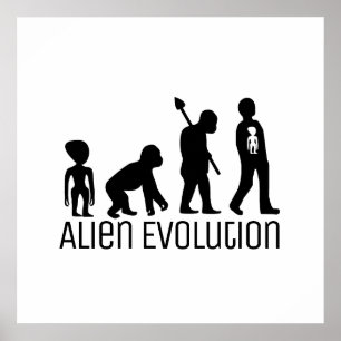 Alien Evolution, buitenaardse Alien Poster