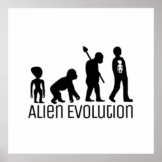 Alien Evolution, buitenaardse Alien Poster (Voorkant)