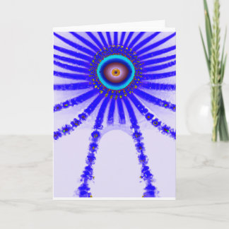 Alien Eye drops down for the Holidays Kaart