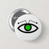 Alien Eye Round Button (Voorkant /achterkant)