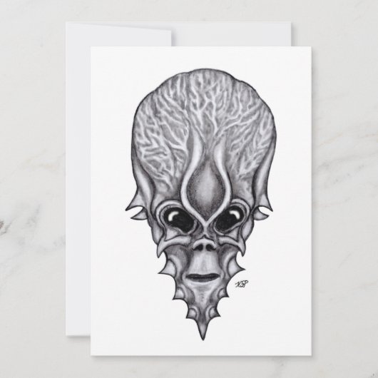 Alien Face , Afrikaanse schedelwederopbouw (Voorkant)