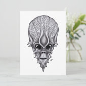 Alien Face , Afrikaanse schedelwederopbouw (Staand voorkant)