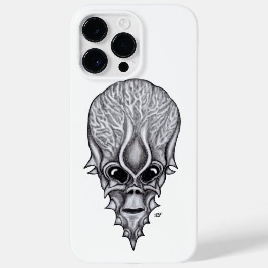 Alien Face , Afrikaanse schedelwederopbouw Case-Mate iPhone Case (Achterkant)