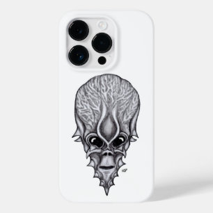 Alien Face , Afrikaanse schedelwederopbouw Case-Mate iPhone 14 Pro Hoesje