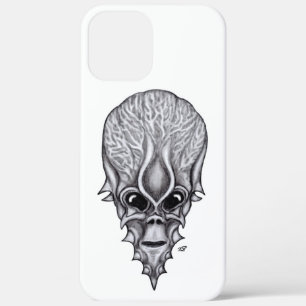 Alien Face , Afrikaanse schedelwederopbouw iPhone 12 Pro Max Hoesje