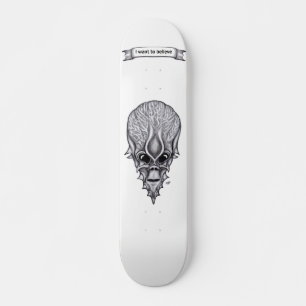 Alien Face , Afrikaanse schedelwederopbouw Skateboard