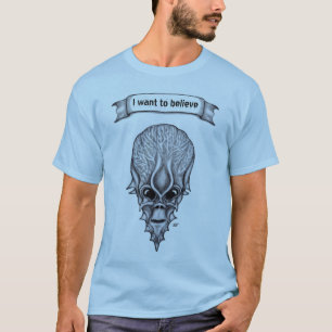 Alien Face , Afrikaanse schedelwederopbouw T-shirt