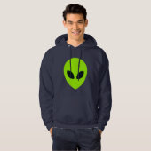 ALIEN FACE HOODIE (Voorkant volledig)