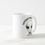 Alien Face Koffiemok (Voorkant rechts)