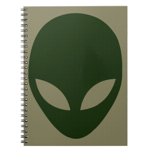 Alien Face Notitieboek (Voorkant)