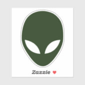 Alien Face Sticker (Vel)