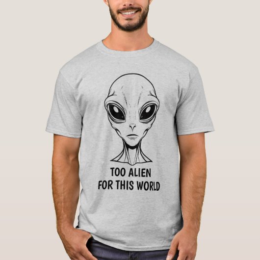 Alien Face T-shirt (Voorkant)
