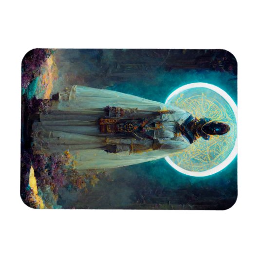 Alien Fae 2 Fantasy Sci-Fi Magneet (Horizontaal)