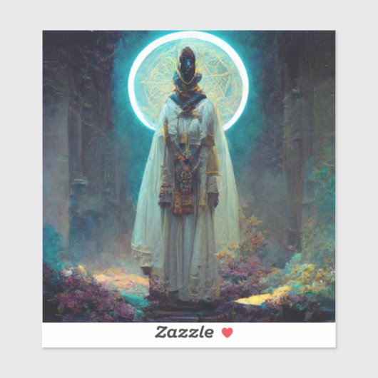 Alien Fae 2 Fantasy Sci-Fi Sticker (Vel)