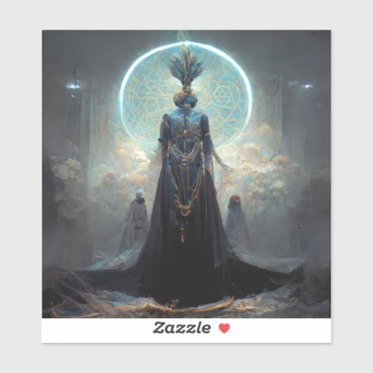 Alien Fae 3 Fantasy Sci-Fi Sticker (Vel)