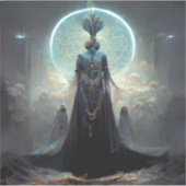 Alien Fae 3 Fantasy Sci-Fi Sticker (Voorkant)