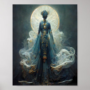 Alien Fae 4 Fantasy Sci-Fi Art Poster