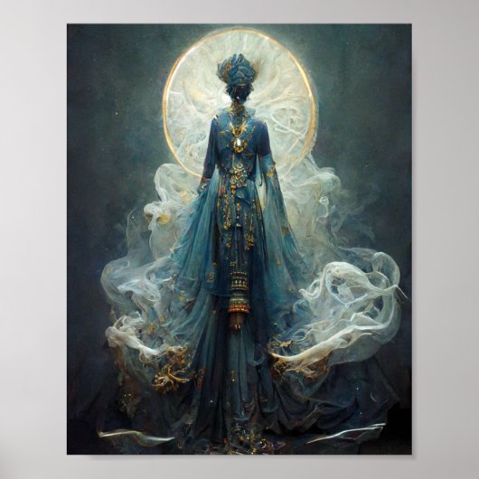 Alien Fae 4 Fantasy Sci-Fi Art Poster (Voorkant)