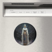 Alien Fae Fantasy Sci-Fi Magneet (Insitu (Vaatwasser))