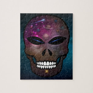 Alien Fantasy Skull Puzzle Universe & Planets Legpuzzel