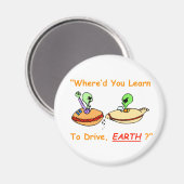 Alien Fender Bender Magnet Magneet (Voorkant / Achterkant)