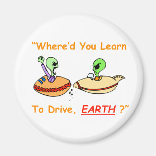 Alien Fender Bender Magnet Magneet