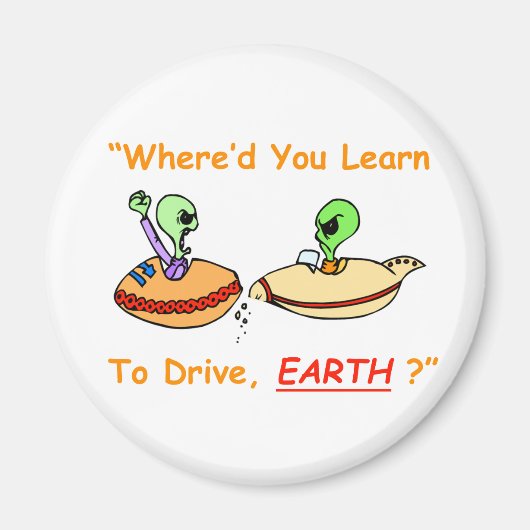 Alien Fender Bender Magnet Magneet (Voorkant)