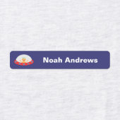 Alien  Fer sur le nom Étiquettes pour l'école (Design 1)