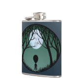 Alien Flask Alien Gray Drink Flasks personaliseren Heupfles (Links)