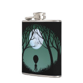 Alien Flask Alien Gray Drink Flasks personaliseren Heupfles (Links)