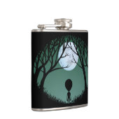 Alien Flask Alien Gray Drink Flasks personaliseren Heupfles (Rechts)