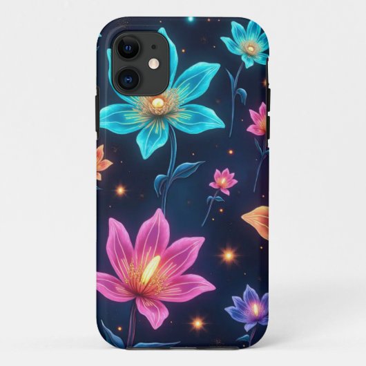 Alien Floral Galaxy iPhone/iPad Case (Achterkant)