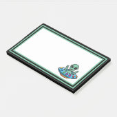 Alien Flying Saucer Post-it Notes (Schuin)