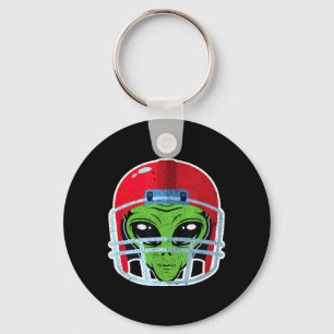 Alien Football Helm Kado Halloween voor Buitenstaa Sleutelhanger